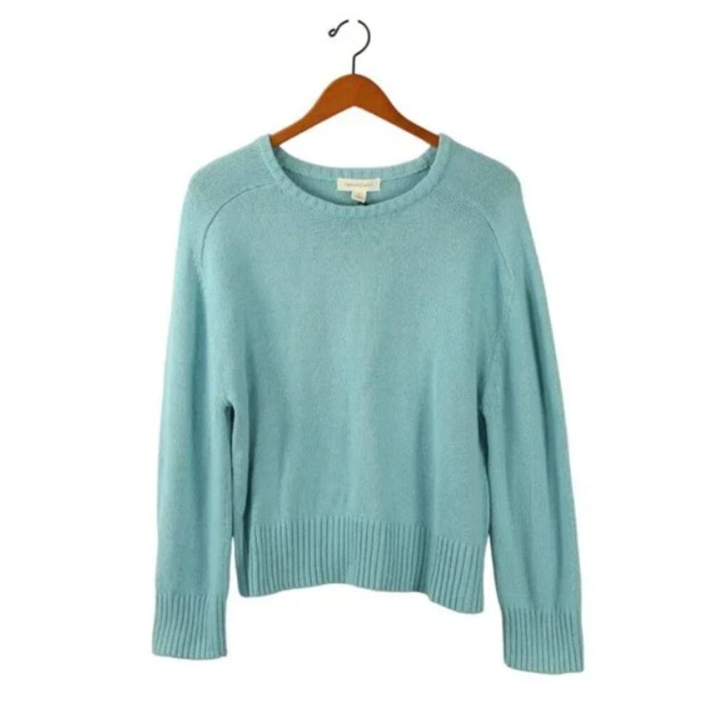 NWT Nordstrom Treasure & Bond Blue Pullover Cotton Blend Sweater xs EXTRA SMALL